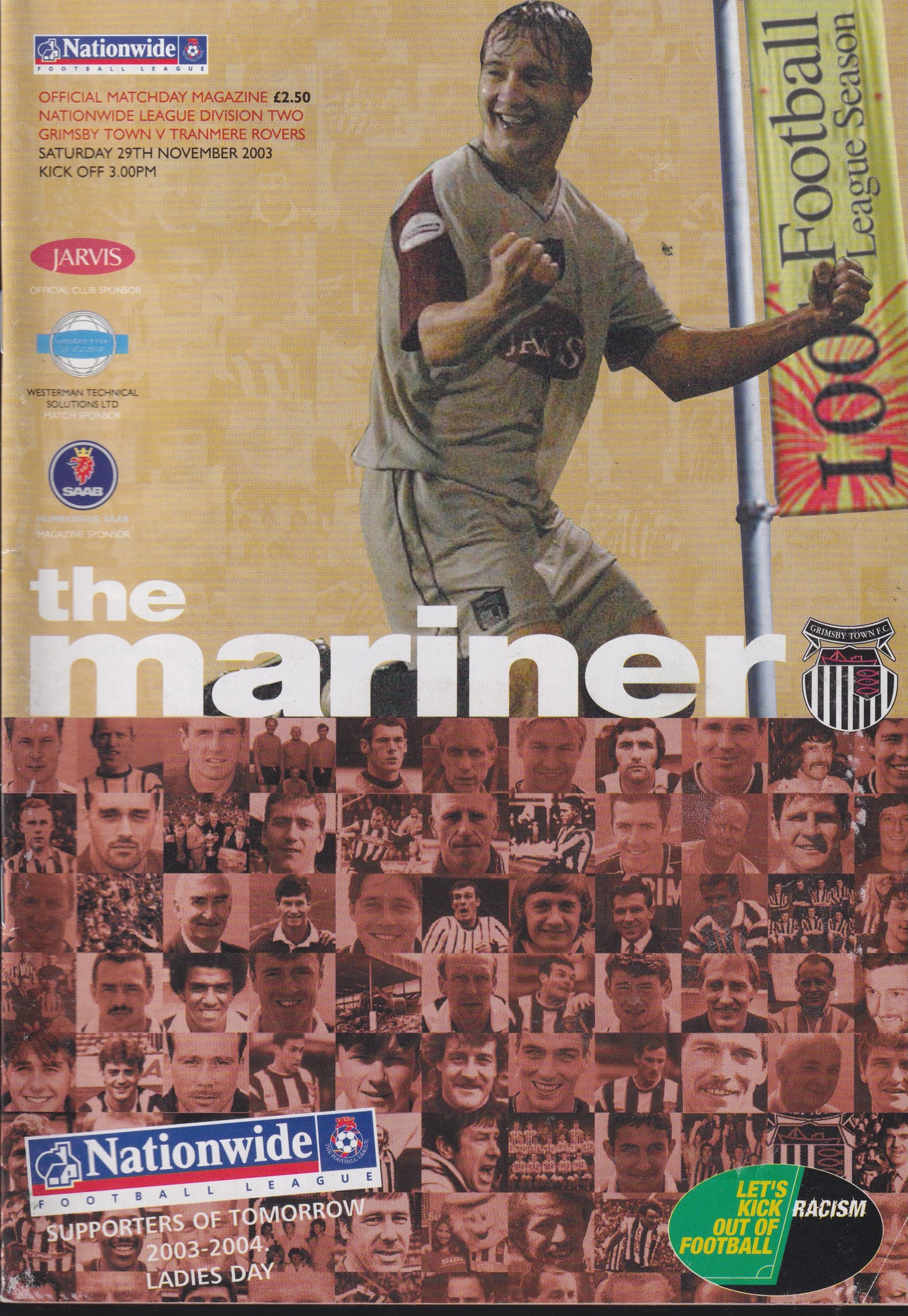 Grimsby Town v Tranmere Rovers match programme